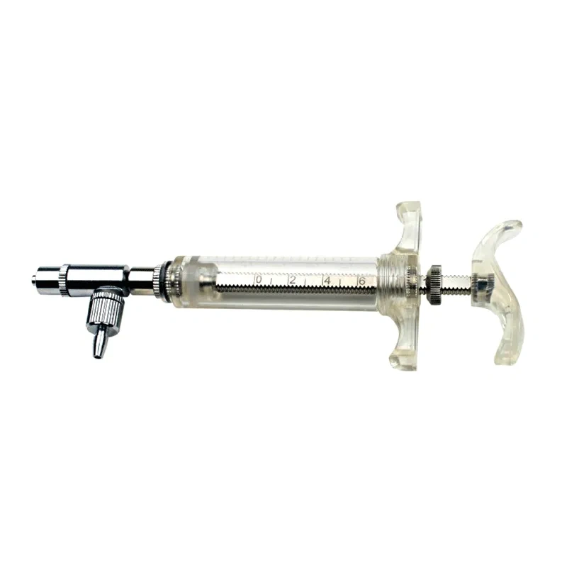 Multi‑Use Plastic Steel Syringe (K Type, Three‑Way Valve, 10 ml/20 ml/30 ml/50 ml)
