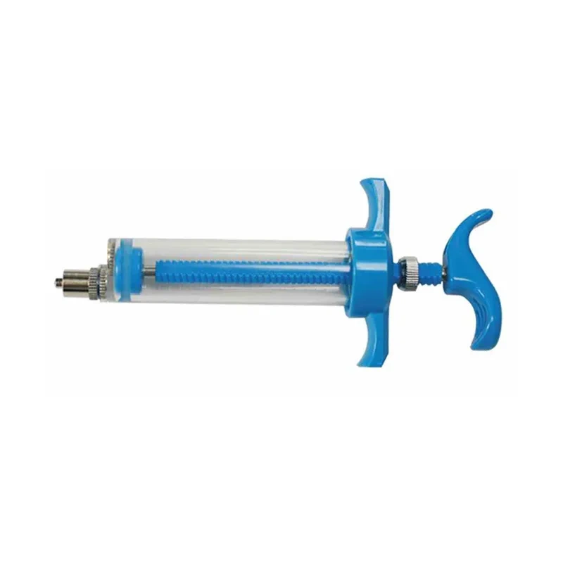 Adjustable Plastic Steel Syringe (F Type, 20 ml, TPX)