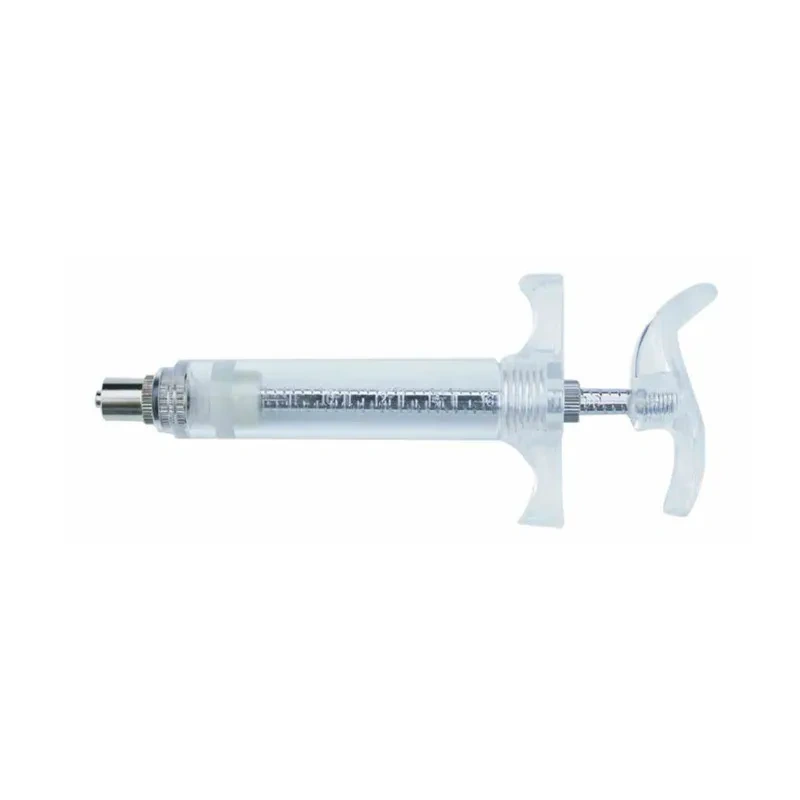 Adjustable Plastic Steel Syringe (D Type, 10–100 ml, PC)