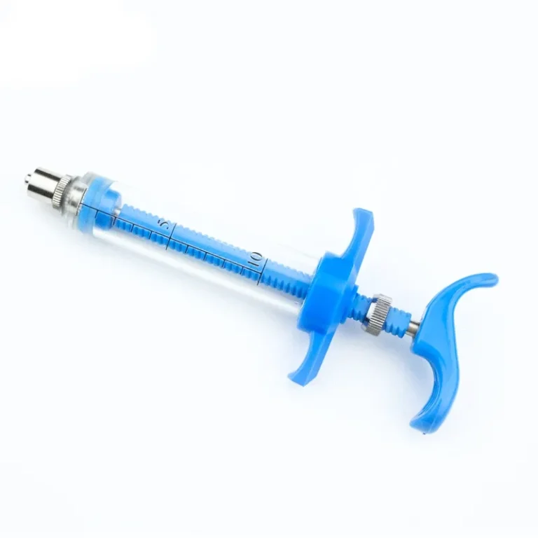 Adjustable Plastic Steel Syringe (H Type, 10 ml/20 ml, TPX)
