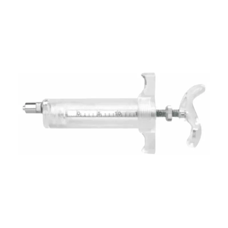 Adjustable Plastic Steel Syringe (G Type, 20 ml)