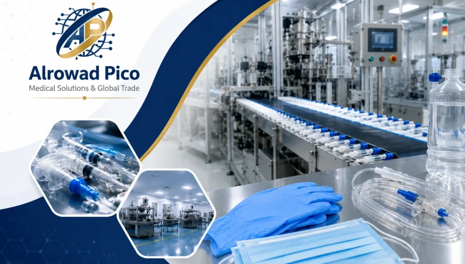 Medical supplies factory setup in Egypt with production line and medical supplies